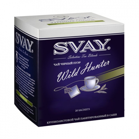 Чёрный чай Svay Wild Hunter 20 *2гр. саше